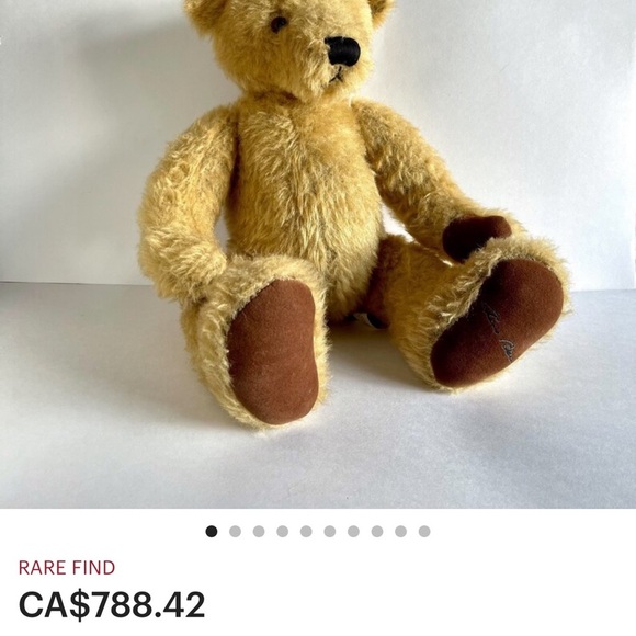 Vintage Russ Barrymore Limited Edition Collectible Teddy Bear - Picture 11 of 14